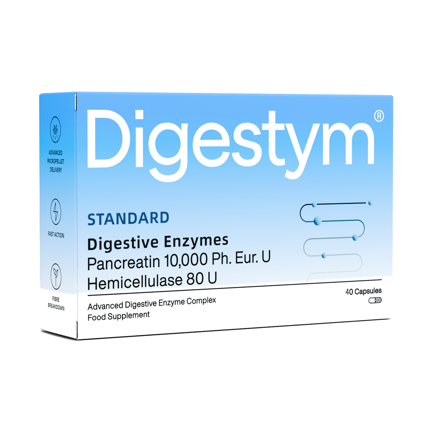 Digestym Standard — Digestive Enzyme Complex, 20 Capsules
