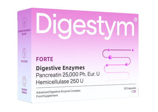 Digestym Forte — Digestive Enzyme Complex, 20 Capsules